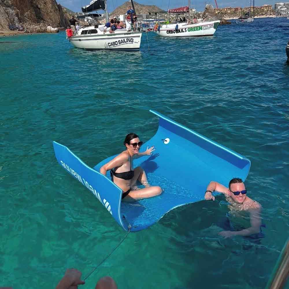 Group enjoying a private snorkeling charter in the Sea of Cortez